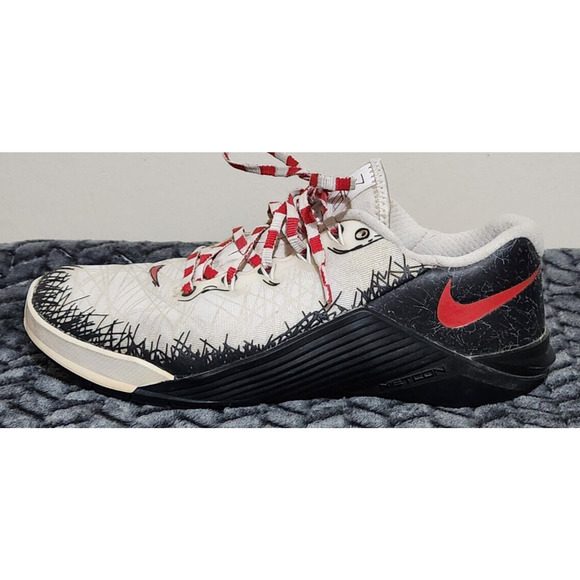 Nike Shoes Metcon 5 Amp Naughty & Nice Mens Size 9 Cat In The Hat Gym Trainer - Picture 5 of 9